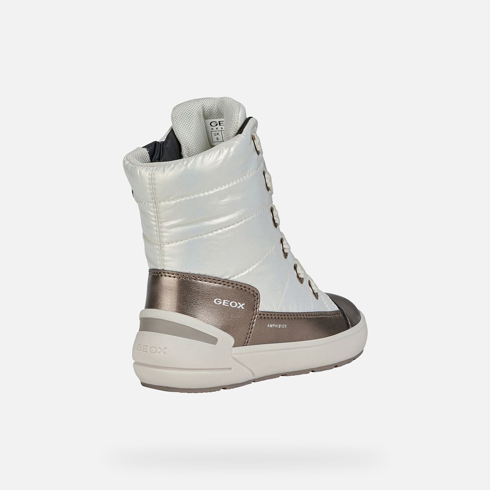 Geox Kiz Çocuk Ankle Bot Beyaz - Sleigh Abx - QUY-120836